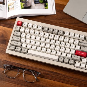 키크론 V1 PRO MAX 무선 기계식 키보드 75배열 레트로, 저소음적축