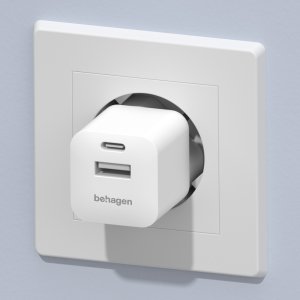 30W GaN PD PPS 멀티 고속충전기 듀얼 화이트