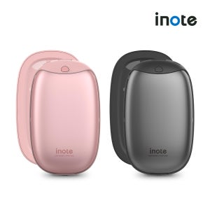 아이노트 듀얼 핫팩 손난로 보조배터리 충전식(HW800T) 10시간지속 4000mA 2개