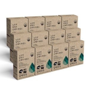 담백하루 노르딕 알티지 오메가3 360캡슐 12개월 12박스 에센스