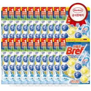 헨켈 변기세정제 브레프 파워액티브 2p x 20개