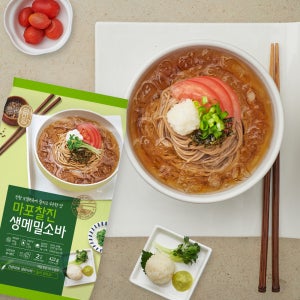 마포 찰진 생 메밀소바 422g ( 2인분) 모밀소바