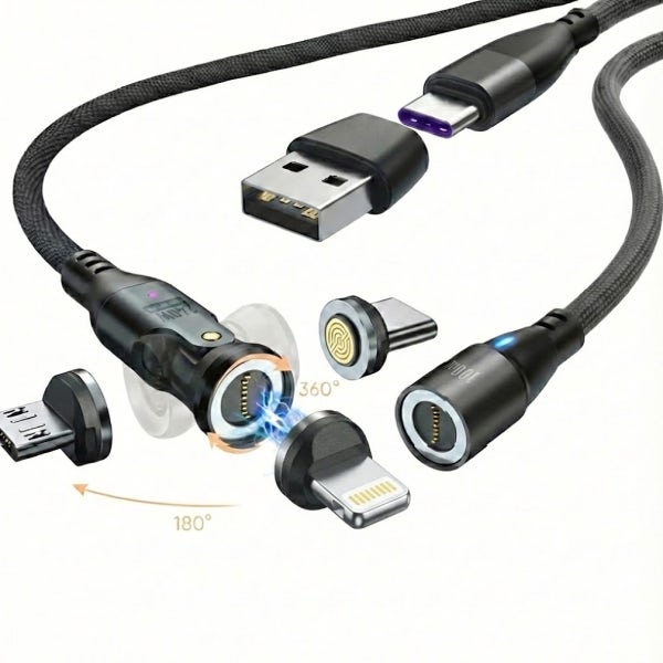 100W 240w 충전 마그네틱케이블 자석케이블 ctoc 0.2m