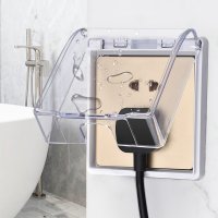콘센트 방수 커버 소형 대형 덮개 콘샌트 가리개 난연 방진 덥게 화장실 욕실