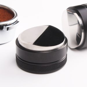 커빙 V형 핸들리스 디스트리뷰터 탬퍼 51mm 바리스타 카페 레벨링툴 커피 마카롱탬퍼