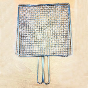 메이툴 스덴석쇠(대) 손잡이 석쇠 스텐 적쇠 불판 그릴 숯불 바베큐 구이 야외용 캠핑