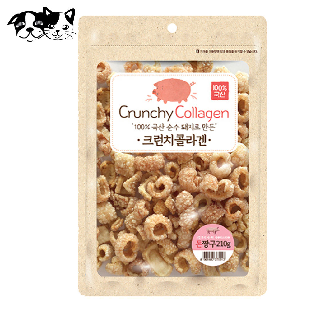 헤세드요셉 크런치콜라겐 강아지 210g 간식 돈짱구