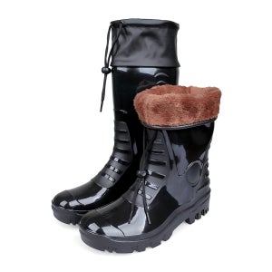 블랙 프리미엄 카프 방한장화 털장화 남자 겨울