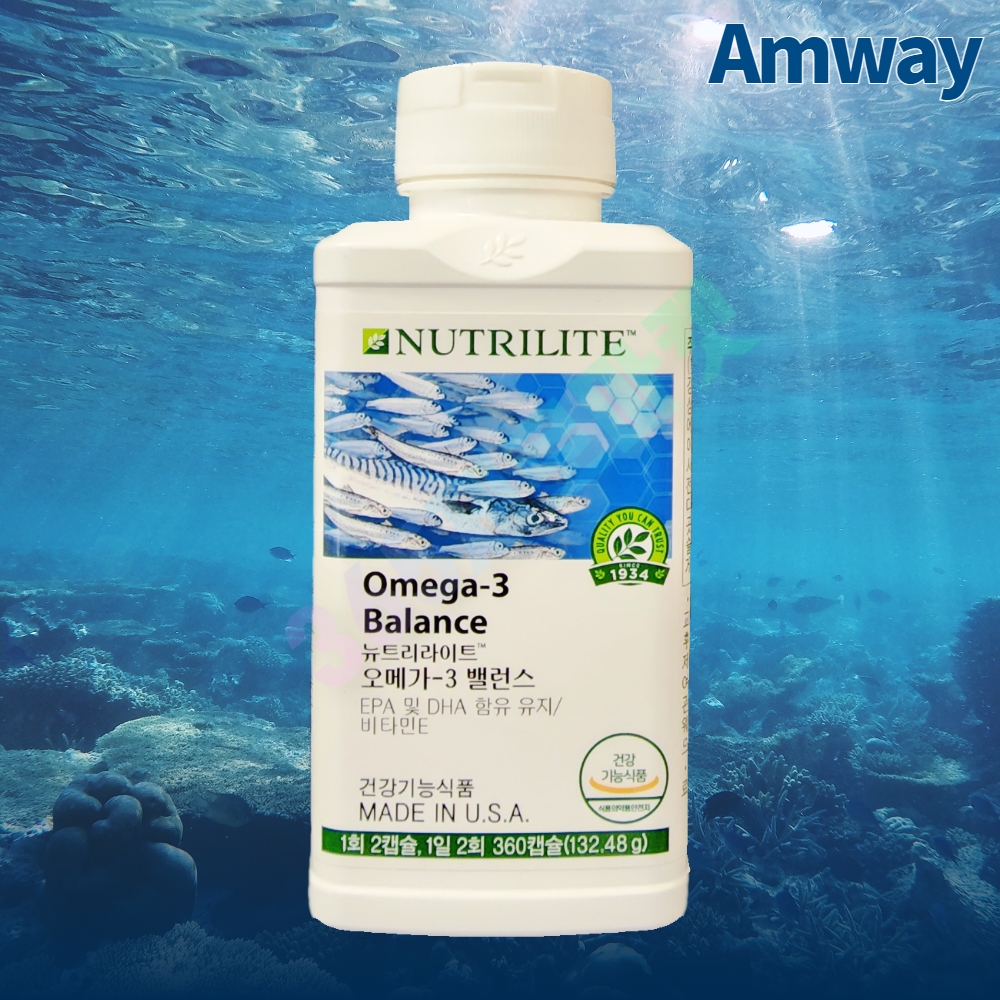 암웨이 <b>오메가</b>3 <b>밸런스</b>(360캡슐) 뉴트리라이트