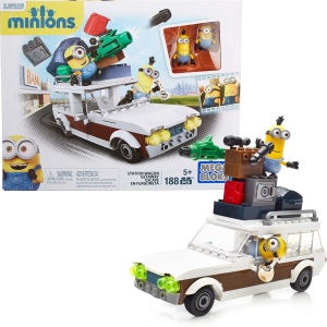 메가 콘스트럭스 슈퍼배드 미니언즈 무비 스테이션 웨건 게이트웨이 빌딩 플레이세트