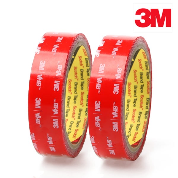 3M 초강력 양면 테이프 VHB 투명 아크릴 폼 블랙박스 차량용 자동차 접착 20mm