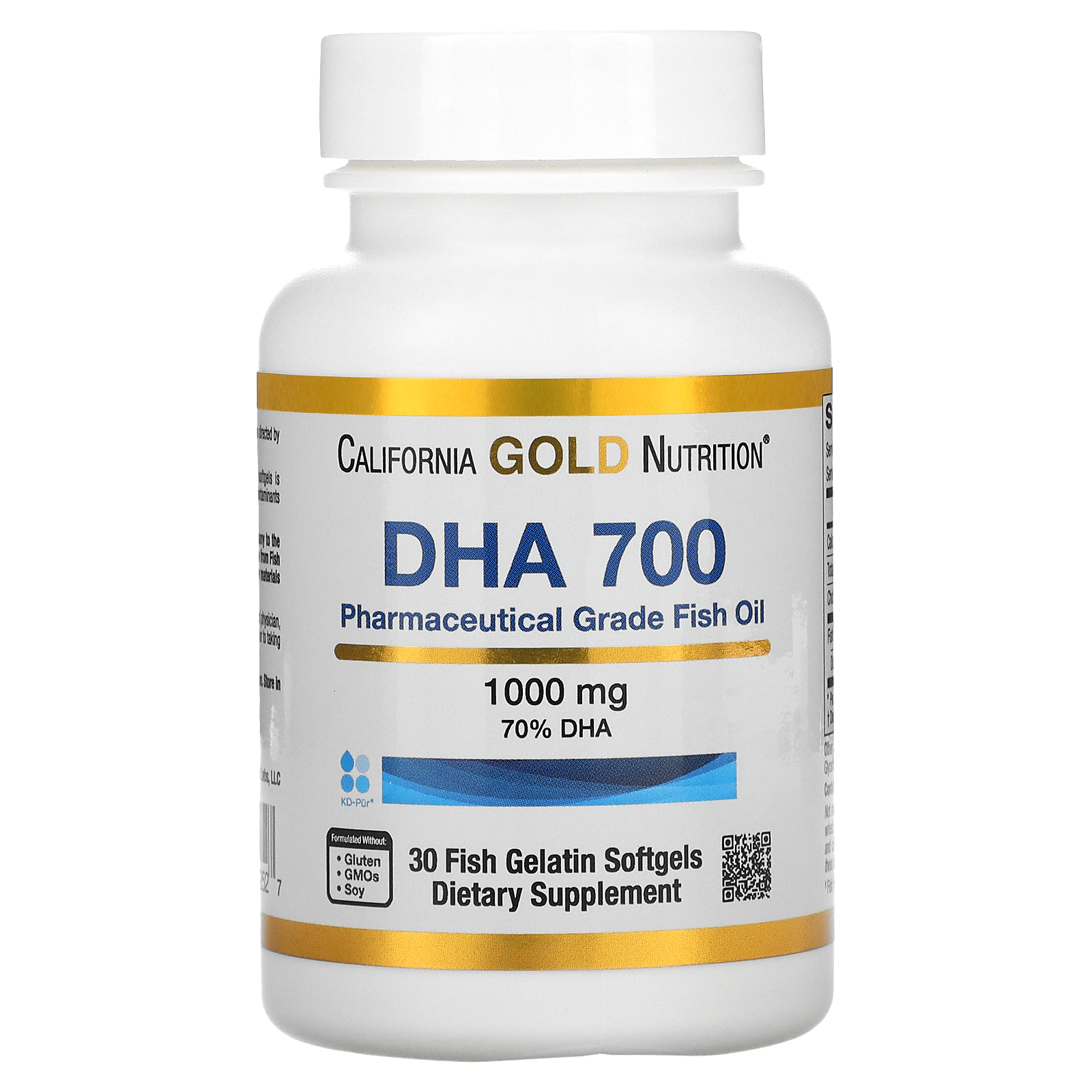캘리포니아 골드 뉴트리션 DHA<b>700</b> 1000<b>mg</b> 소프트젤 30정