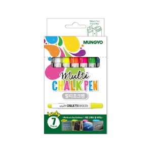 문교 멀티초크펜세트 7본 6색