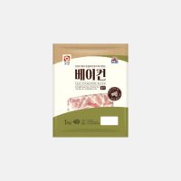 베이컨 뭉치 업소용식자재 대용량베이컨 사조오양 1kg