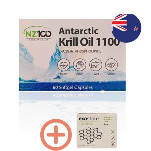 엔젯100 크릴오일 1100 60캡슐 NZ100 뉴질랜드 antactic krill oil