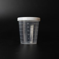 플라스틱 계량컵 미니 비이커 뚜껑 액체 가루 소분 30ml