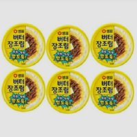 샘표 버터장조림 90g X 6캔 캠핑 반찬캔