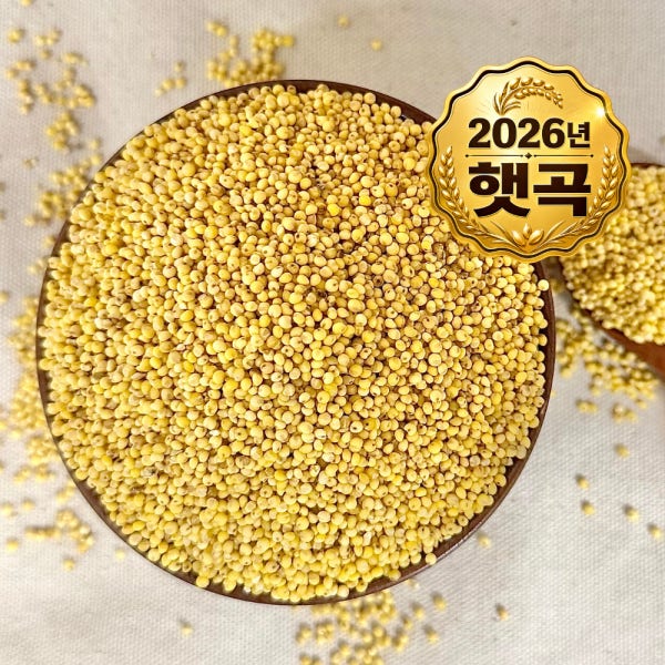 26년산 국산 찰기장 기장쌀