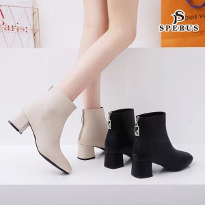 [스페루스] 베이직한 스타일의 여성용 방한 앵클부츠 미라클