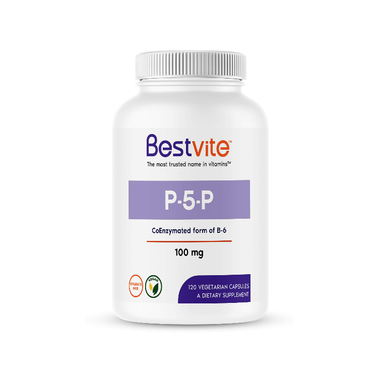 Bestvite P-5-P <b>비타민B6</b> 100mg 120베지캡슐