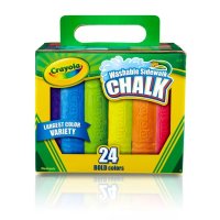 크레욜라 워셔블 수성 분필 야외용 24색 세트 Crayola Washable Chalk