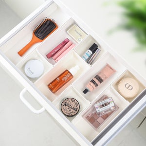 화장대정리 8p 트롤리 수납함 서랍칸막이 탕비실 티백정리함 분리 소2개+중4개+대2개