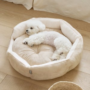 울리 플러피 라운드 고양이 강아지 방석