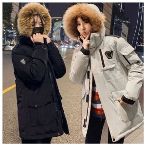 여성 남성 후드 패딩점퍼 롱패딩 여자 남자 덕다운