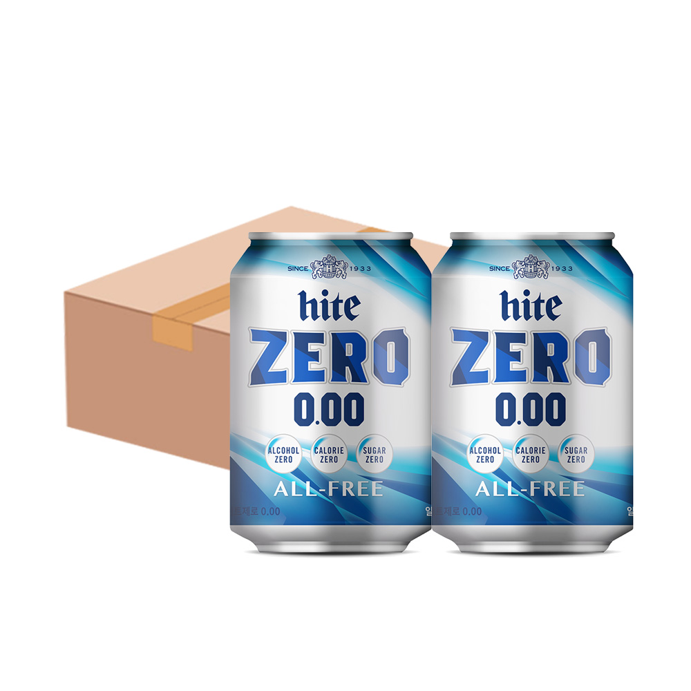 무알콜맥주맛음료 하이트제로240ML x48 스터비캔 칭따오 제주누보 박스포장