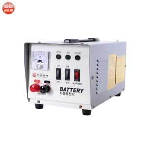 배터리충전기 자동타입 차량 경운기용 정류기 12V 24V 안전인증 15A
