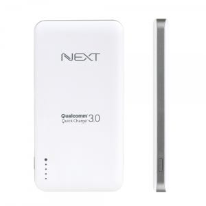 NEXT-10006TQPB Type-C/QC3.0 휴대용 대용량 보조배터리 10000mAh
