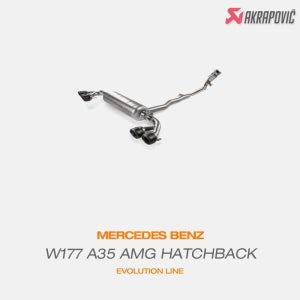 아크라포빅 벤츠 W177 A클래스 해치백 A35 AMG 에볼루션 라인