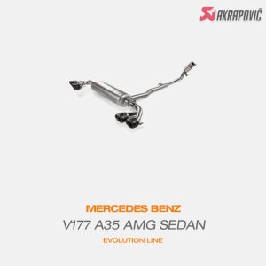 아크라포빅 벤츠 V177 A클래스 세단 A35 AMG 에볼루션 라인