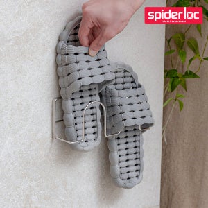 스파이더락 무타공 욕실화거치대 스텐 욕실 슬리퍼걸이 실내화정리대