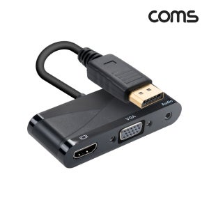 Coms DisplayPort to HDMI VGA AUX 멀티컨버터 TB686