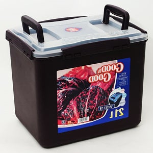 굿앤굿 김치통 20L 대용량 김장통 김치통 투핸디 밀폐용기