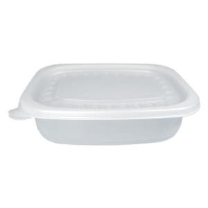 전자렌지용 밀폐 죽용기 소 500개 뚜껑x 일회 사각 용기