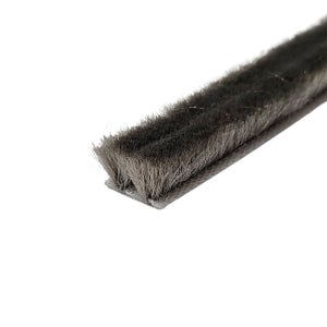 문틈막이 모헤어 접착식 막풍이 8.5mm 2줄 회색 국산 롤단위