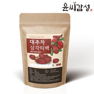 윤씨감성 국산 100% 품질좋은 대추 볶은 대추차 1g x 100티백 (대용량)
