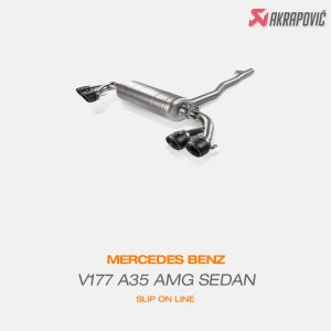 아크라포빅 벤츠 V177 A클래스 A35 AMG 슬립온 라인