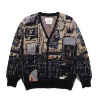 일본 와코마리아 장 미쉘 바스키아 가디건 WACKO MARIA JEAN-MICHEL BASQUIAT / CARDIGAN