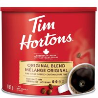 팀홀튼 Tim Hortons Original Blend, 파인 그라인드 커피, 미디엄 로스트, 930g 캔, 레드