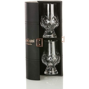 글랜캐런 크리스탈 위스키 글라스 2P 트래블케이스 박스
