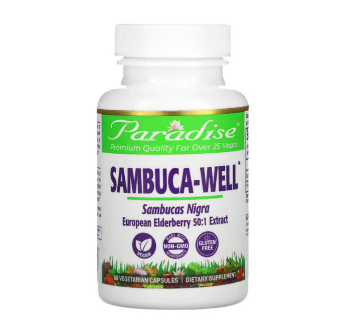 파라다이스허브 삼부커스 <b>엘더베리</b> <b>250mg</b> 60캡슐