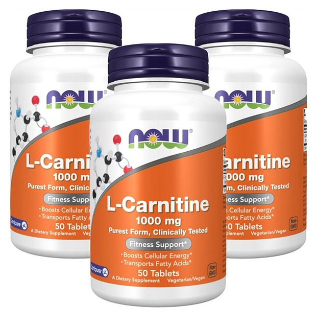 <b>나우푸드</b> L 엘카르니틴 아미노산 <b>운동 후</b> 보충 1000mg