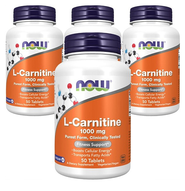 <b>나우푸드</b> L 엘카르니틴 아미노산 <b>운동 후</b> 보충 1000mg