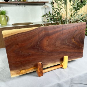 이움 월넛 원목도마 중형 플레이팅 캠핑용 집들이 선물 답례품