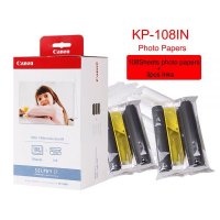 KP-108IN 인화지 캐논 Selphy CP1300 휴대용 포토 프린터 CP800 CP910 cp1200에 대한 3 잉크 카트리지와 46인치 100148mm