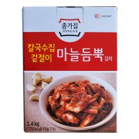 종가집 마늘듬뿍 김치1.4kg 칼국수집 겉절이