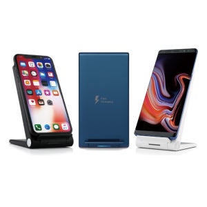 무선 고속충전기 거치대 나비 NV57-WC15Q 15W 무선고속충전기 거치대 듀얼코일 각도조절 밀림방지 가로충전